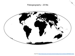 Thumbnail of Paleogeography - 20 Ma