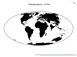 Thumbnail of Paleogeography - 40 Ma