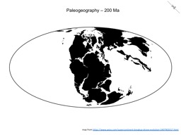 Thumbnail of Paleogeography - 200 Ma