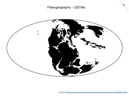 Thumbnail of Paleogeography - 220 Ma