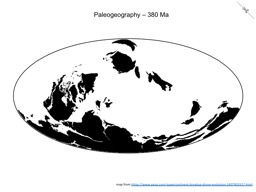 Thumbnail of Paleogeography - 380 Ma