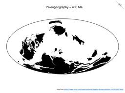 Thumbnail of Paleogeography - 400 Ma